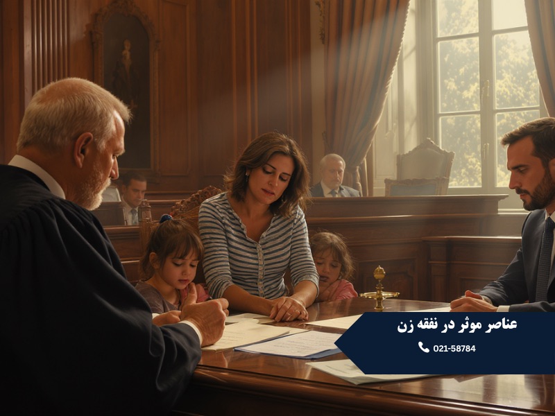 عناصر موثر در نفقه زن