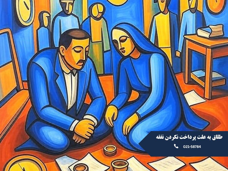 طلاق به علت پرداخت نکردن نفقه