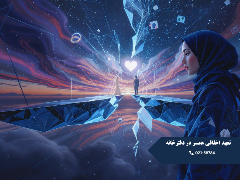 تعهد اخلاقی همسر در دفترخانه