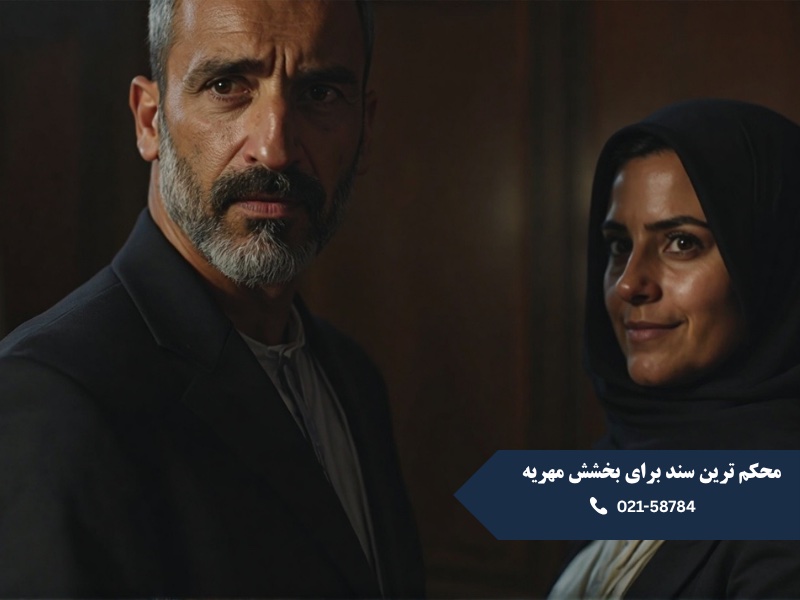 محکم ترین سند برای بخشش مهریه
