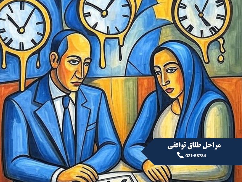مراحل طلاق توافقی