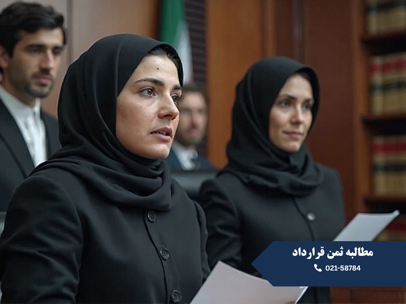 مطالبه ثمن قرارداد