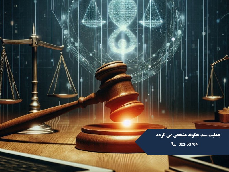 جعلیت سند چگونه مشخص می گردد