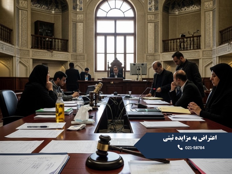 اعتراض به مزایده ثبتی