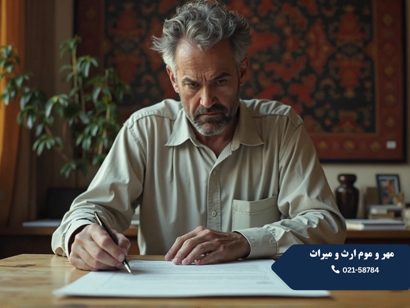 مهر و موم ارث و میراث