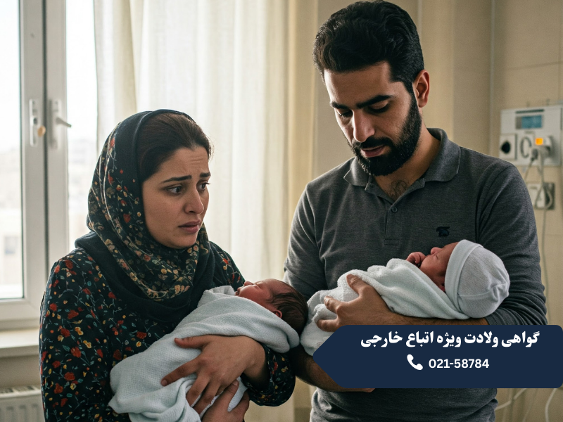 گواهی ولادت ویژه اتباع خارجی