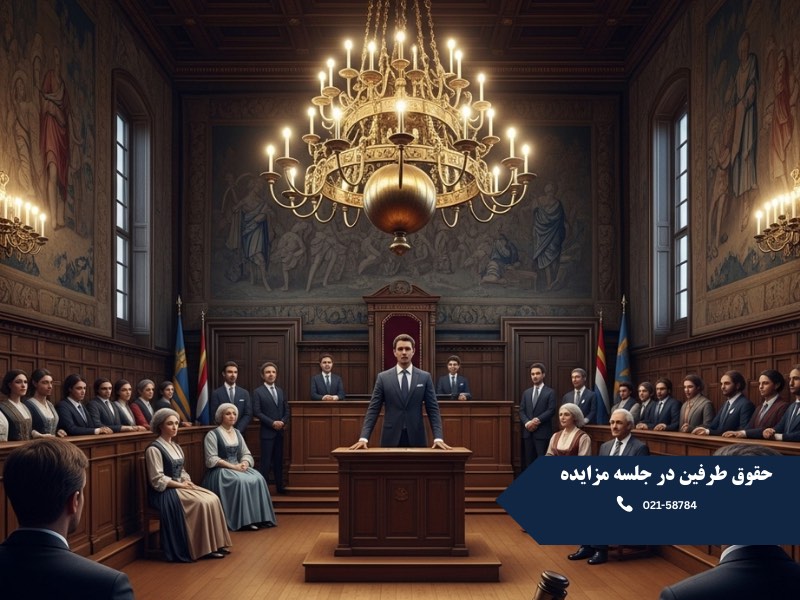 حقوق طرفین در جلسه مزایده