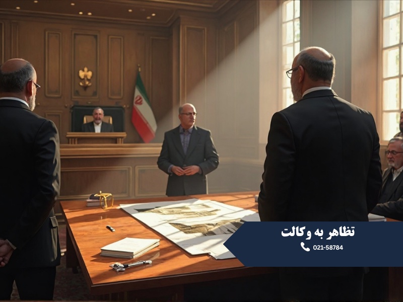 تظاهر به وکالت