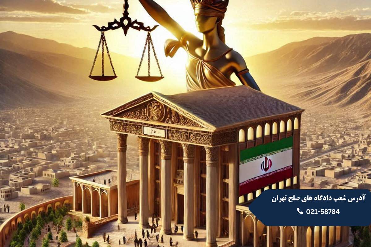 آدرس شعب دادگاه های صلح شهر تهران