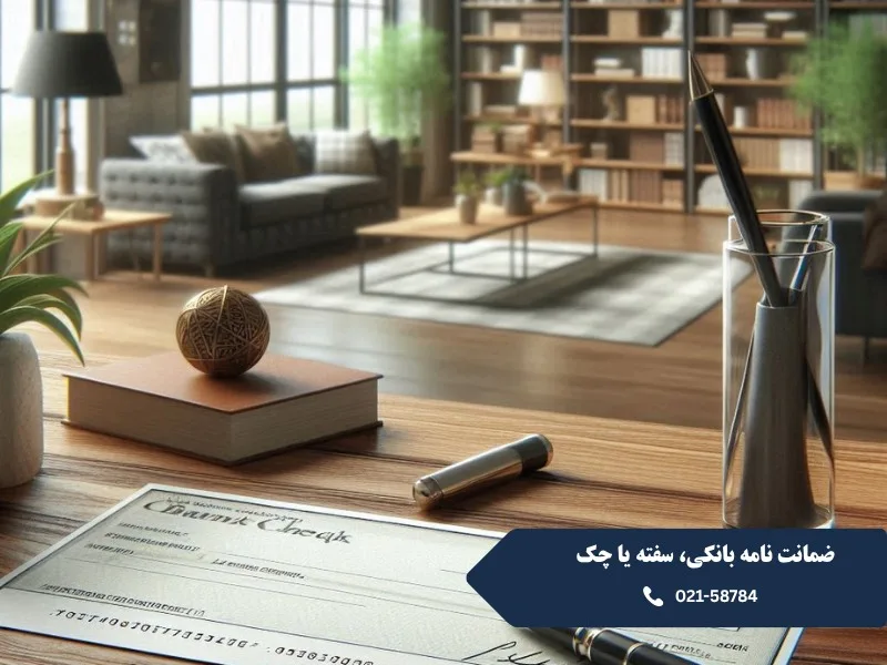 ضمانت نامه بانکی، سفته یا چک